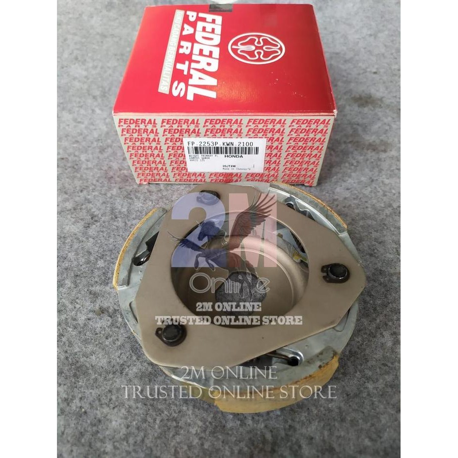 Kampas Ganda Vario 125 Assy Merk Federal Fp-2253P-Kwn-2100
