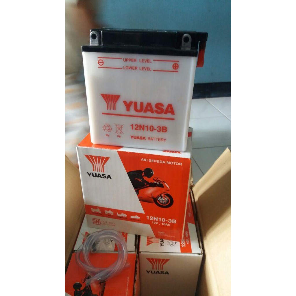Aki YUASA 12N10 3B 12 VOLT 10 AH motor vespa