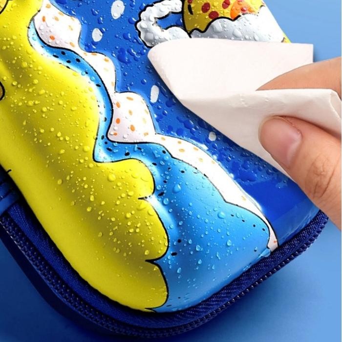 

Tempat Pensil Kotak Pensil 3D Timbul Hardcase Hardtop Waterproof Astronot Rocket Unicorn Kelinci