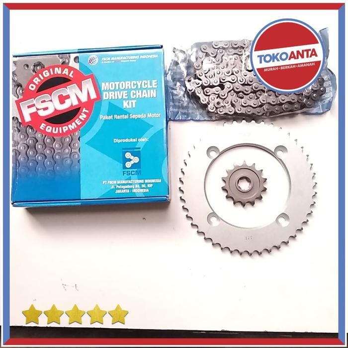 girset gearset KLX 150 L merek Astra FSCM