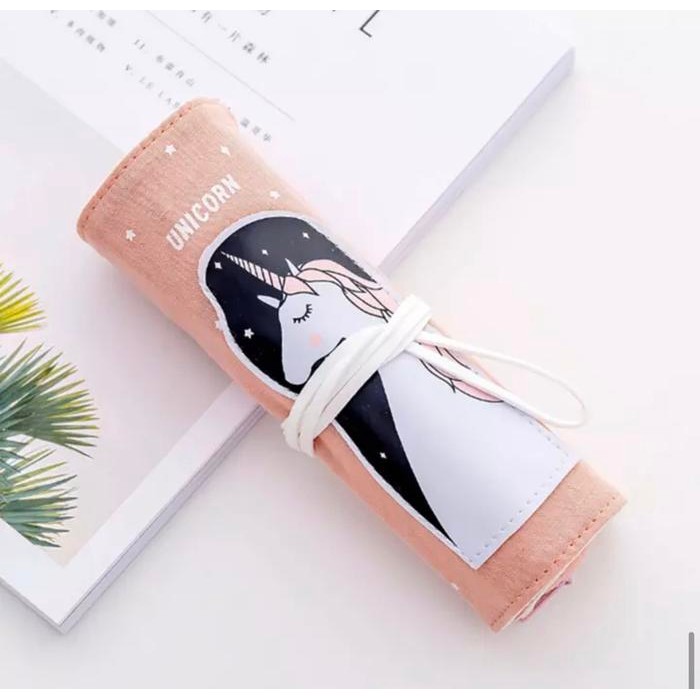 

Panache 2 Pcs / Set Rolling Pencil Case Tempat Pensil Pensil Bag
