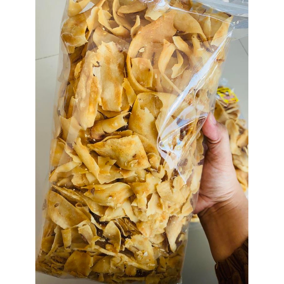 

Sedia 1KG KERIPIK BAWANG /KERIPIK ATOS-ATOS BAWANG /KERIPIK BAWANG PUTIH GURIH RENYAH