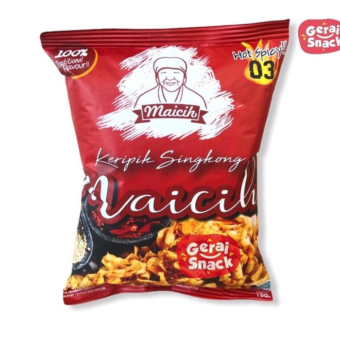 

Sedia Keripik Maicih All Varian Extra Pedas Rempah Khas Bandung