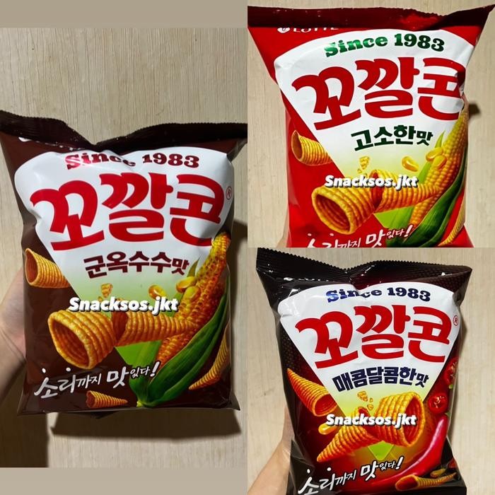 

Sedia LOTTE KOKKAL CORN / GRIL CORN / SWEET & SPICY KOREA JAGUNG SNACK