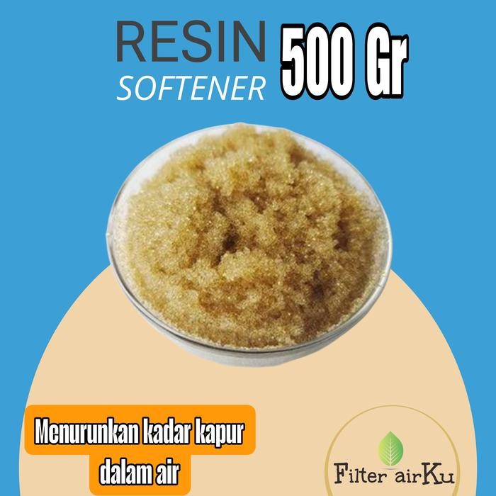 Resin Softener (Media Filter Air) - Filter Menurunkan Kadar Kapur Dalam Air - 500Gr