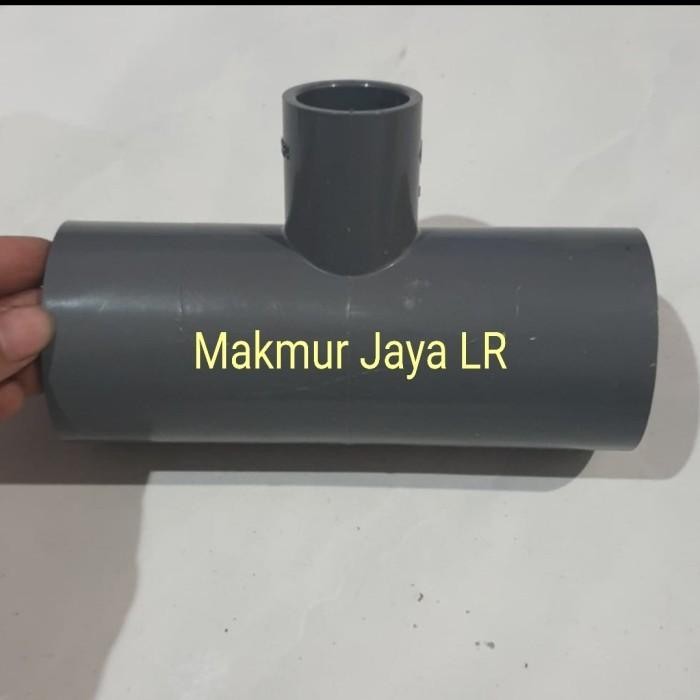 Reducer Tee T Pvc 1 1/2 X 1 Tee Sok 11/2 X 1 Inch Reducing Tee 1,5 X 1