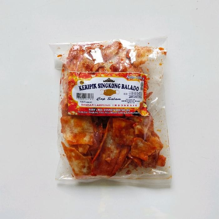 

Sedia KERIPIK SINGKONG BALADO CAP SALAM