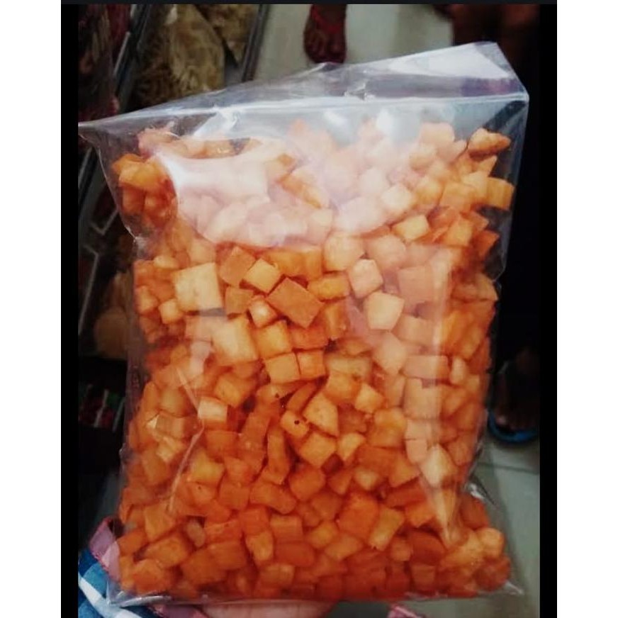 

Sedia kripik balok singkong kiloan 2 varian rasa