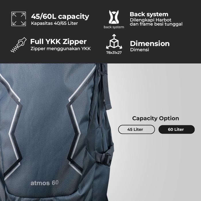 Tas Ransel Ung Carrier Hikemore Atmos Setara