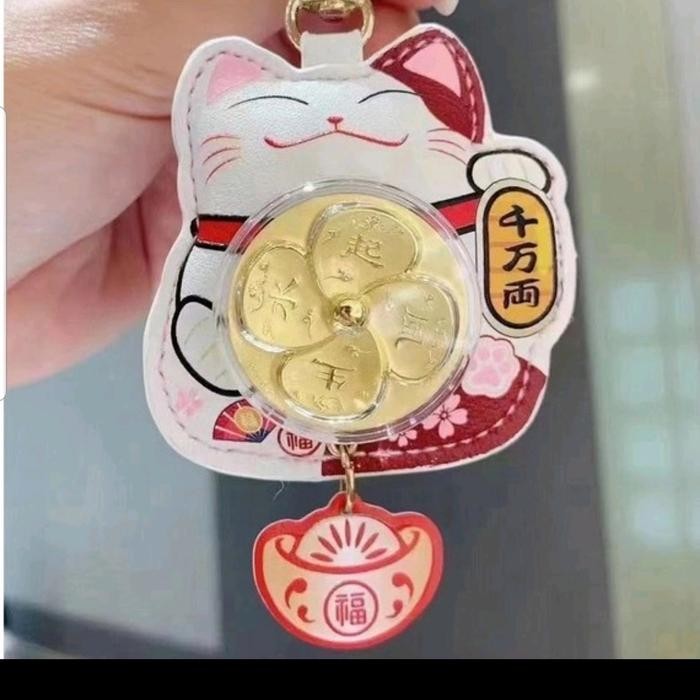 Gantungan Kunci Emas Hongkong