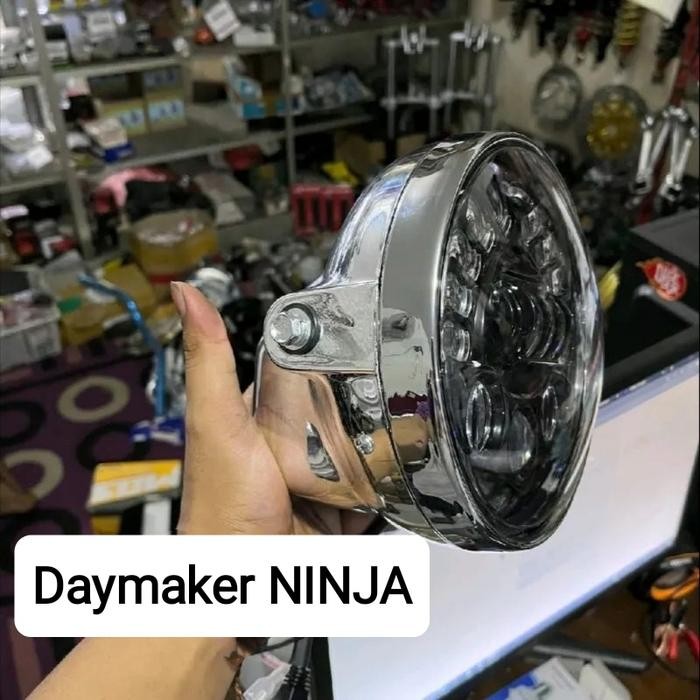 Daymaker NINJA SS Bulat set BATOK - Headlamp reflektor ninja R