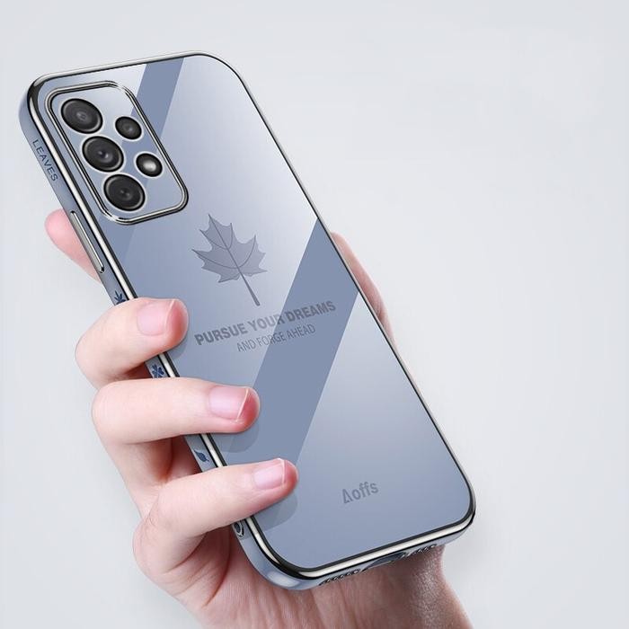 (Allthebest) Case Samsung A52 / A52S 5G Softcase Elektro Plating Mewah