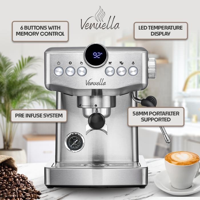 Mesin Kopi Espresso Rumahan Alessandro 1 - Venuella Home Specialist Espresso Machine