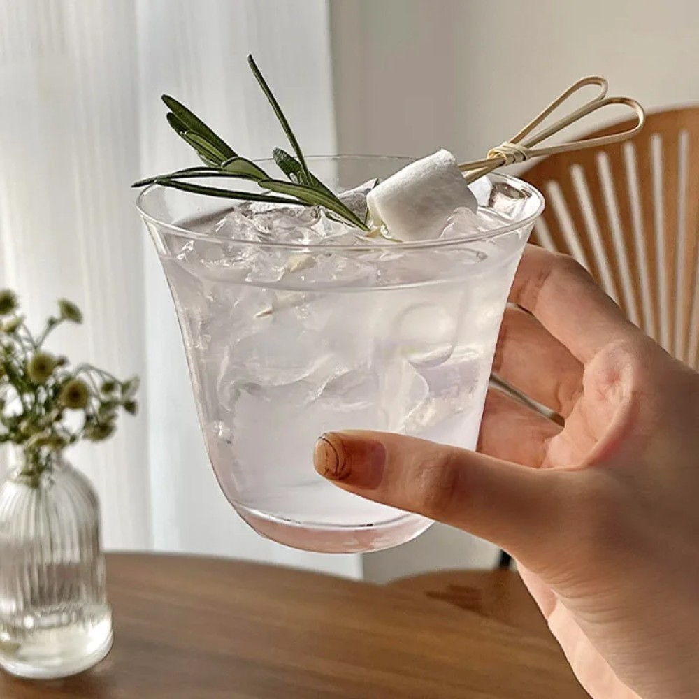 One Two Cups Gelas Whisky Cocktail Wide Mouth Thin Rock Glass 250ml