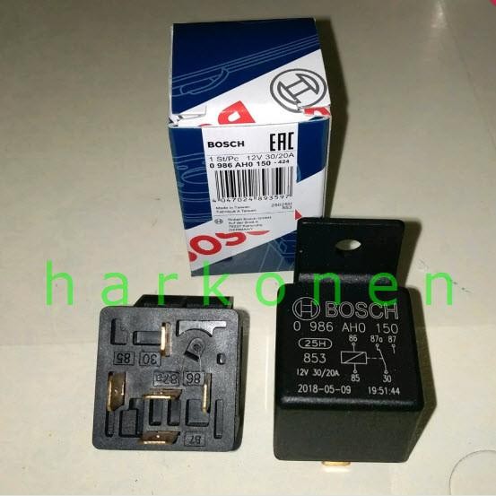 (Allthebest) Bosch - 12V Relay 87A Kaki 5 - Relay Pemutus