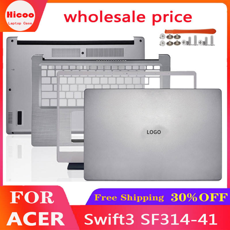 FOR  Acer Swift3 SF314-41 LCD Penutup Belakang/Depan Bezel/Tempat Berteduh/Casing Bawah