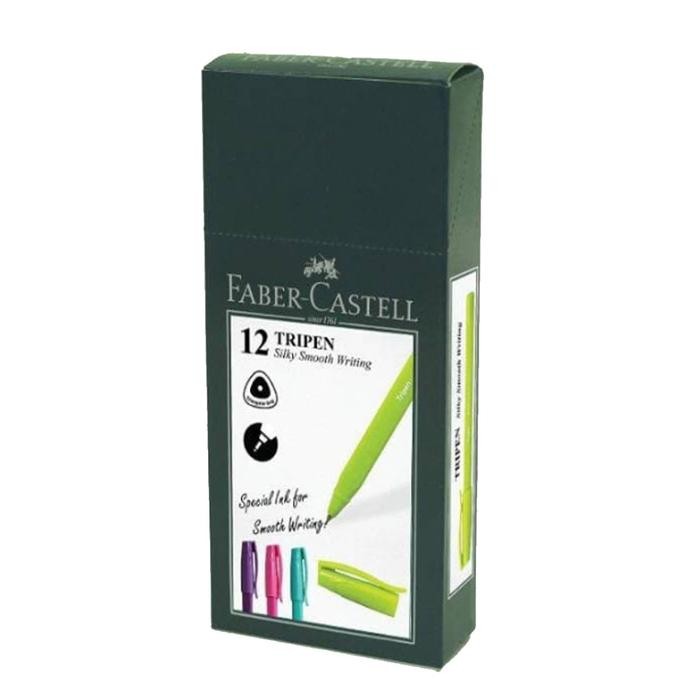 

Faber Castell Pulpen Tripen Black Ink 0.7mm 1 Pack Isi 12pcs Bolpen Pena ATK Alat Tulis Stationery
