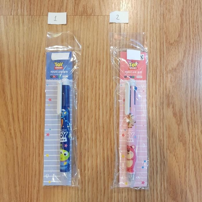 

Pulpen 4 in 1 Toy Story Little Green Men Lotso Woody Bullseye Korea