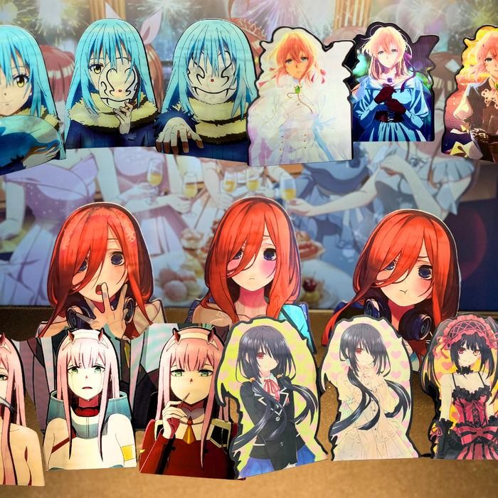 

Sticker Anime 3D Lain Cewe Female Edition Foto Stationery