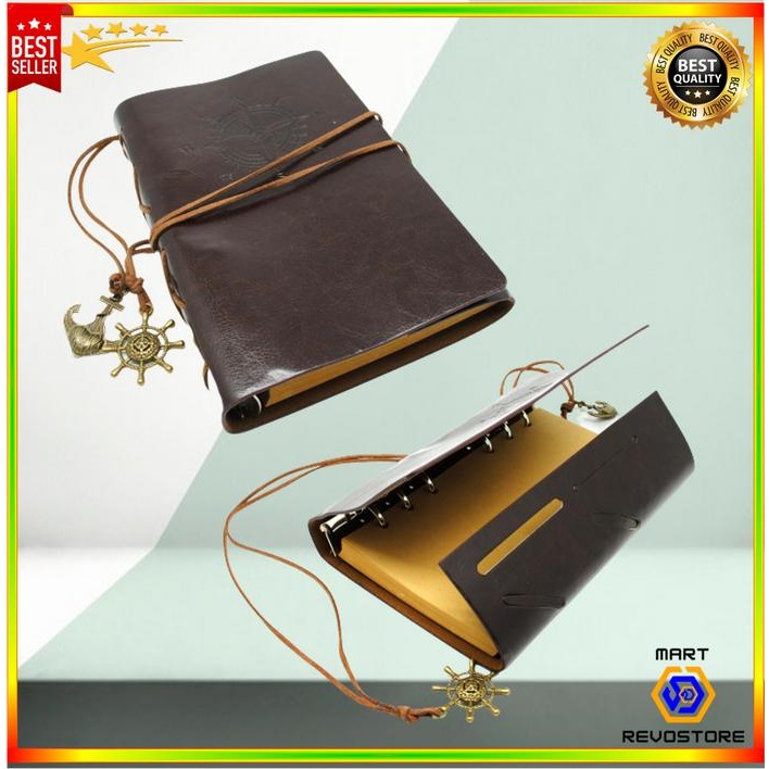 

Buku Binder Catatan Jurnal Harian Kulit Retro Pirates A5