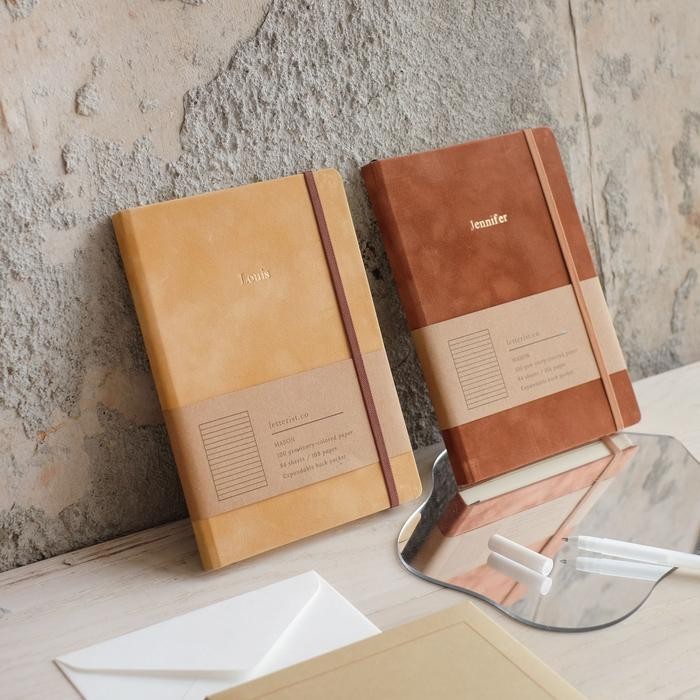 

Mason Suede Notebook Mustard / Jurnal / Diary / Buku catatan