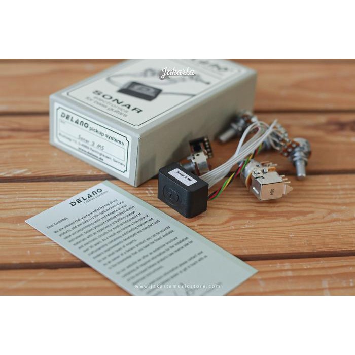 Promo Delano Sonar 3 Ms Bass Preamp Onboard / Pre Amp Eq 3 Band