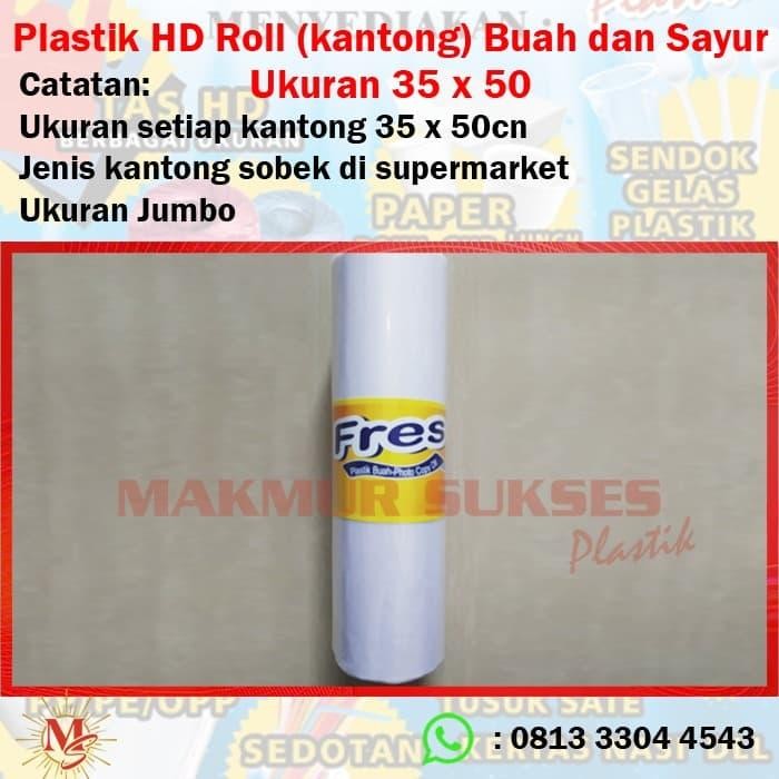NEW Kantong buah dan Sayur Plastik HD roll (35cm x 50cm) [terbaik][terlaris]