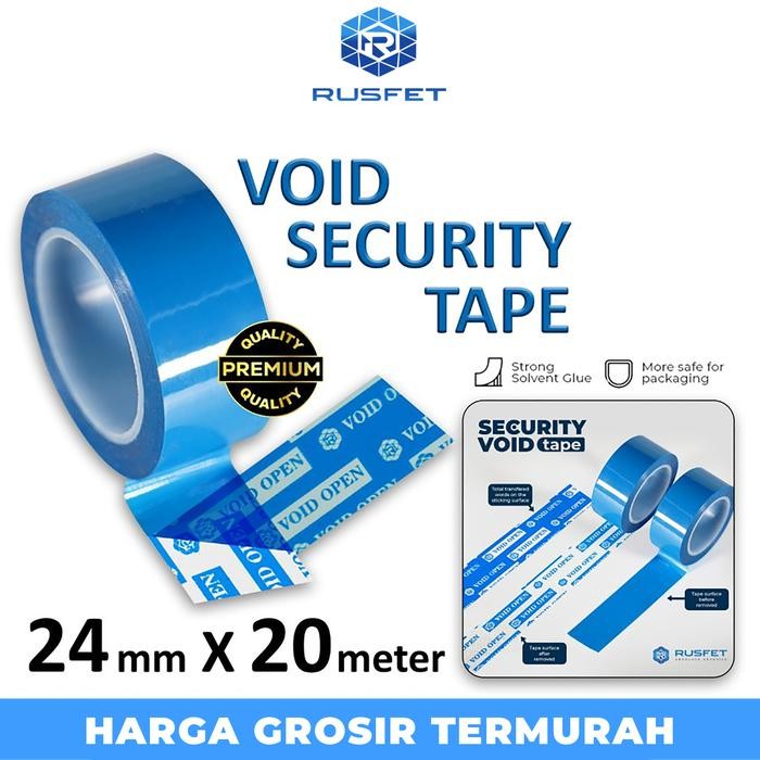 

Promo Lakban Security Void 24Mm X 20M Security Safety Grip Tape Satuan Cod