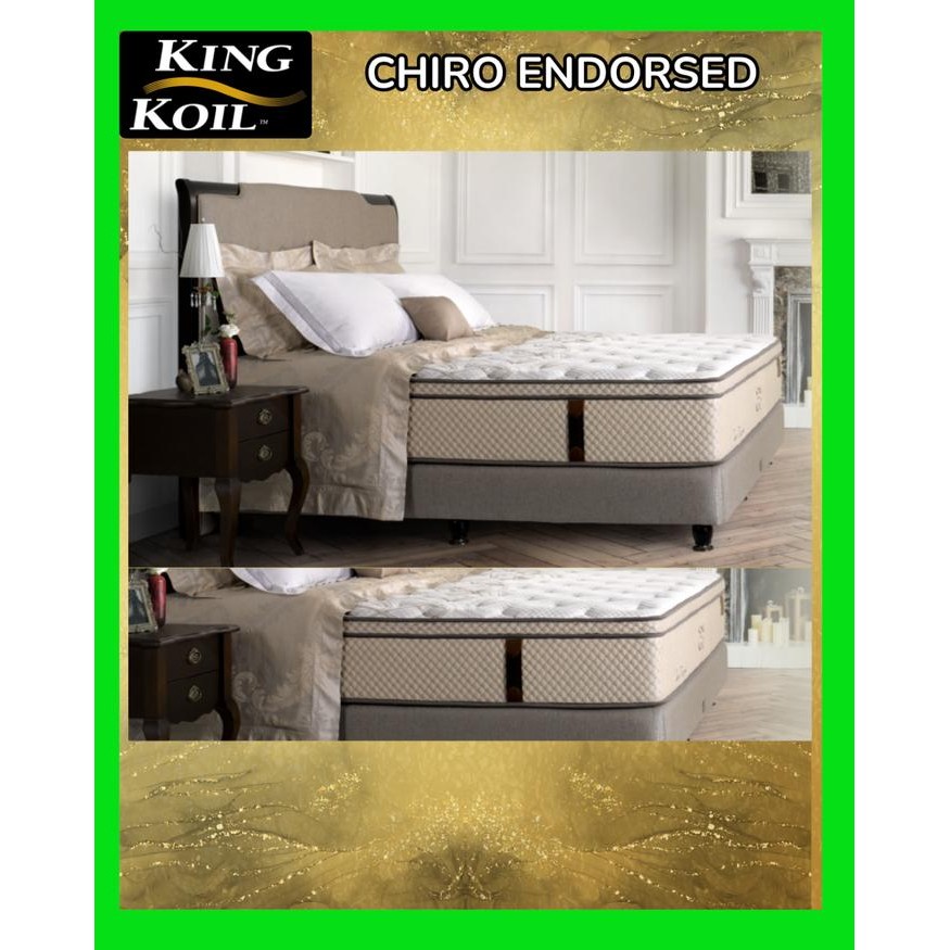 King Koil Kasur Springbed Iro Endorsed - Full Set -180X200