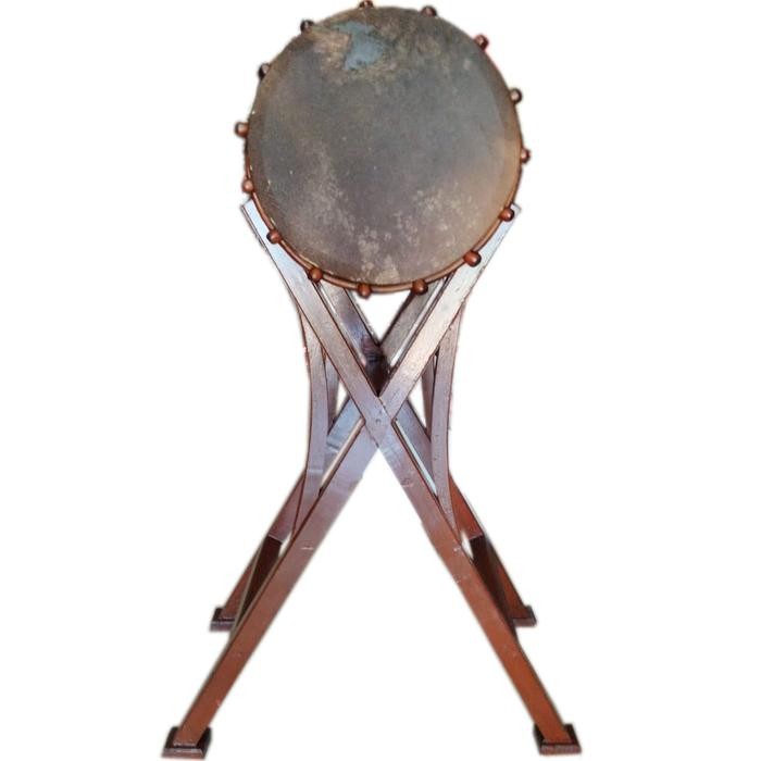 Bedug Kayu Masjid Mesjid Kulit Sapi 50Cm & 60Cm Fullset Kaki Dan Pukul