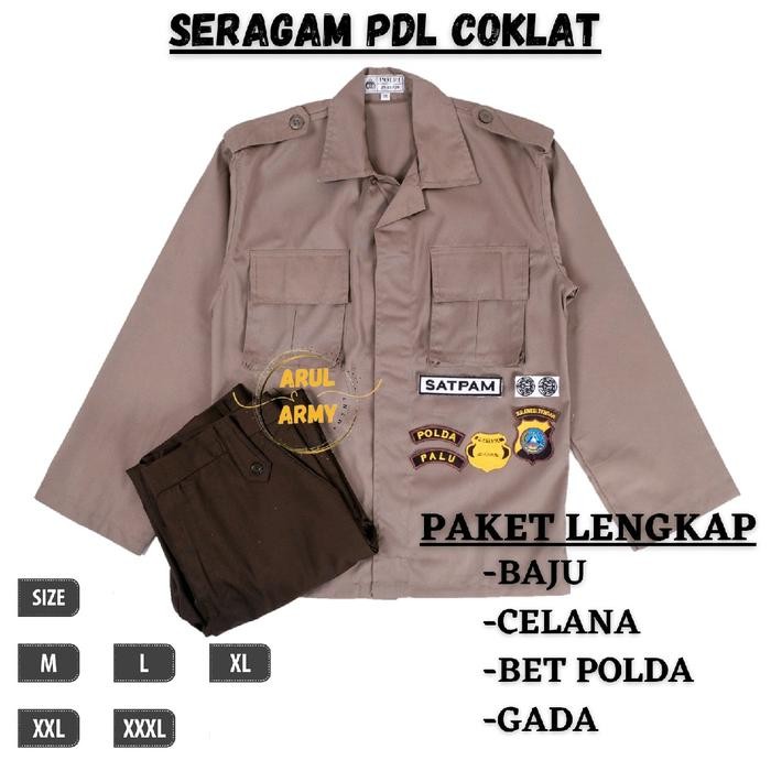 CODBAJU SERAGAM PDL PDH SATPAM SECURITY SERAGAM SATPAM PAKET LENGKAP FULLSET SERAGAM SATPAM