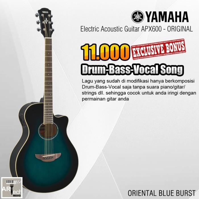 Gitar Akustik Elektrik Yamaha Apx600 / Apx 600 (Penerus 500Ii / 500 )