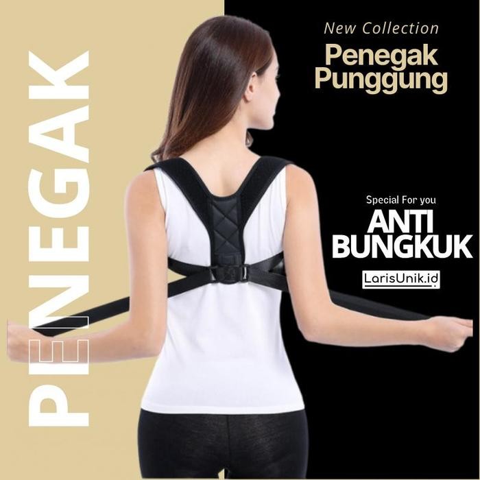 KORSET PENYANGGA PUNGGUNG POSTURE SUPPORT CORRECTOR ALAT TERAPI KORSET PUNGGUNG KORSET PRIA WANITA