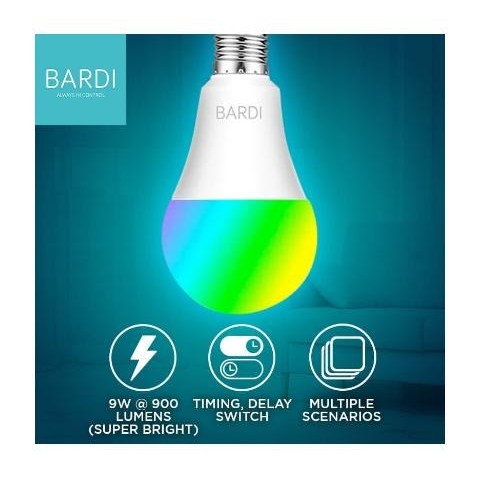 Bardi Smart Light Bulb 9W Rgbww / Smart Light Bulb Original