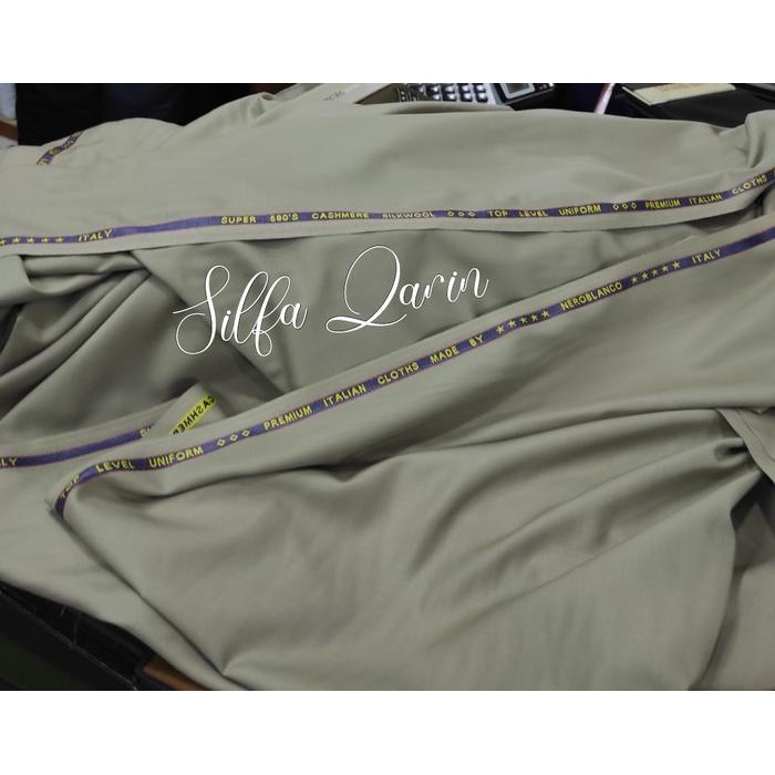 Kain Seragam Pns Semi Wool / Bahan Seragam Pemda Dki