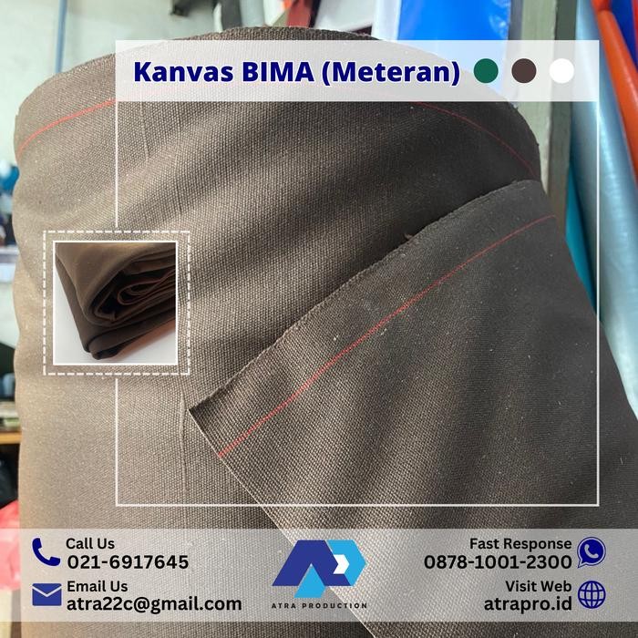 Produsen Terpal Kanvas BIMA / Bahan Kain Canvas BIMA (BAHAN SAJA)