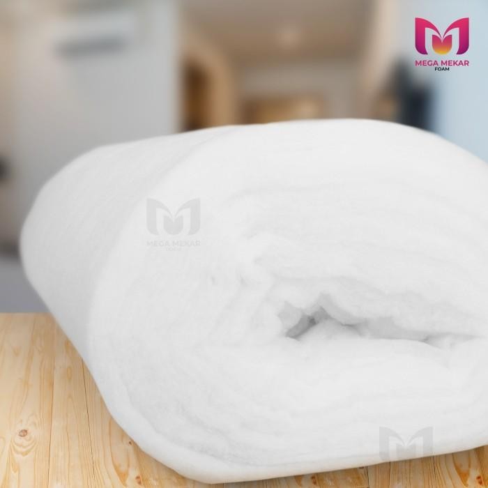 Silikon/Dacron Lembaran Padding Grade A+ Lebar 2,4M Tebal 9Oz 1 Roll