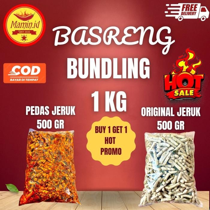 

New 1kg Basreng pedas daun jeruk dan original daun jeruk bundle bumbu melimpah Spices Bubuk Bahan