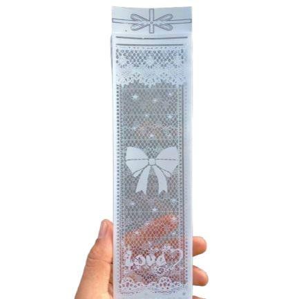 Box Mika Souvenir Centong Isi 100 Lembar Ukuran 6,5Cm X 2Cm X 22,5Cm Motif #Gratisongkir