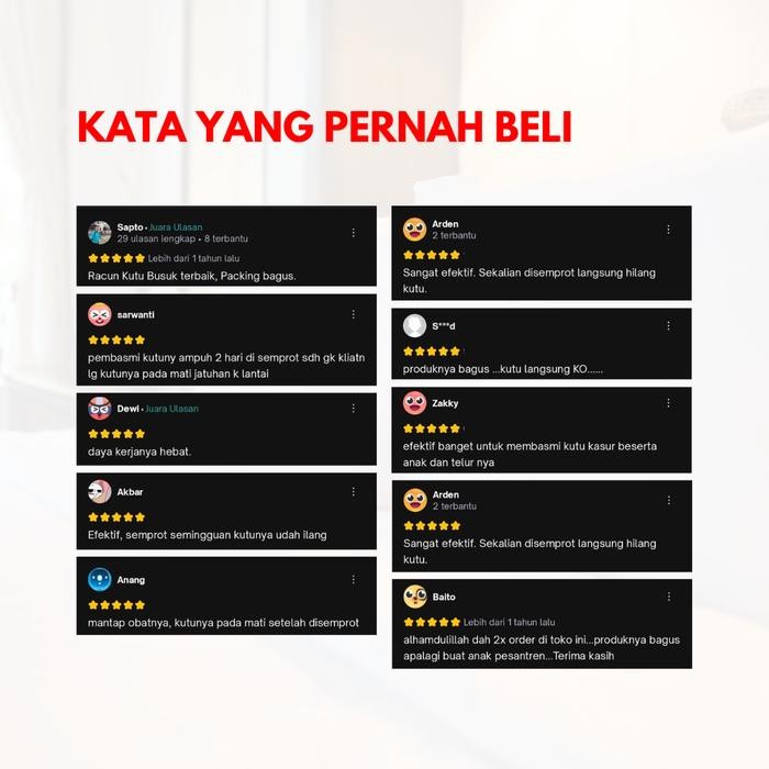 (Allthebest) Obat/ Pembasmi Kutu Busuk-Tumila-Kepinding-Tinggi-Kupret Kasur