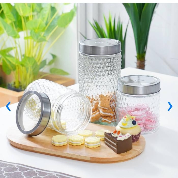 KRISHOME SET TOPLES KACA 3 PCS