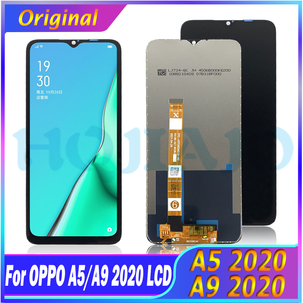 6.5" For OPPO A5 2020 LCD Display A9 2020 CPH1931 CPH1959 CPH1937 CPH1939 Display Touch Screen Assem