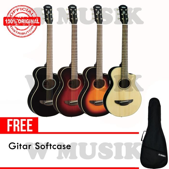 Yamaha Gitar (3/4) Apx T2 / Apxt2 - (Tersedia 4 Warna) + Softcase