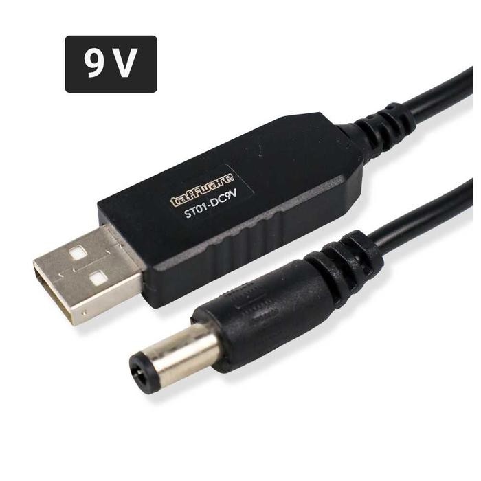 Kabel Adapter Converter USB Power Boost Line DC 5V to DC 9V 0.9A