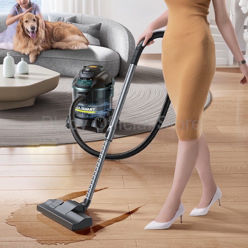 Bucket Vacuum Cleaner Blow Wet and Dry Water Filtration Home Appliance Cleaning Machine 20L Carpet