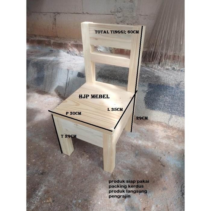 Kursi Belajar Anak Kursi Kayu Jati Belanda Siap Pakai Gratisongkir