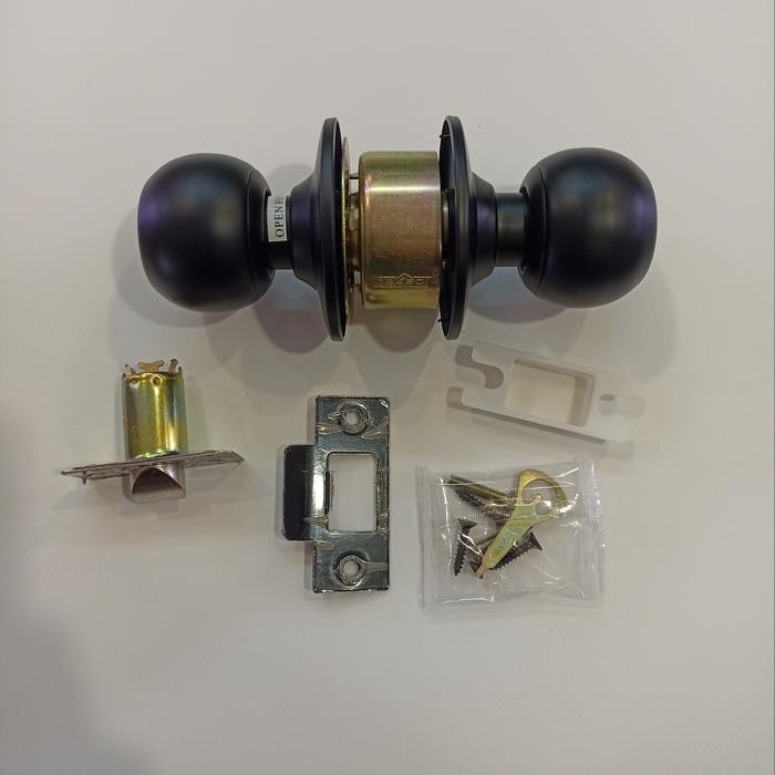 KUNCI BULAT KAMAR MANDI DEKSON 8587 BK/KUNCI PINTU WC