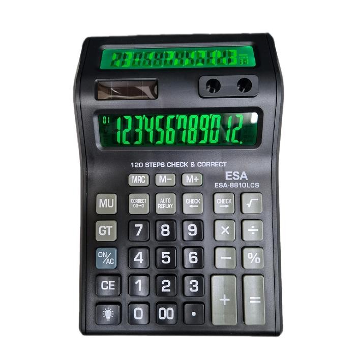 

Kalkulator Dagang LED 12 Digit Baterai AAA - Stationery Calculator