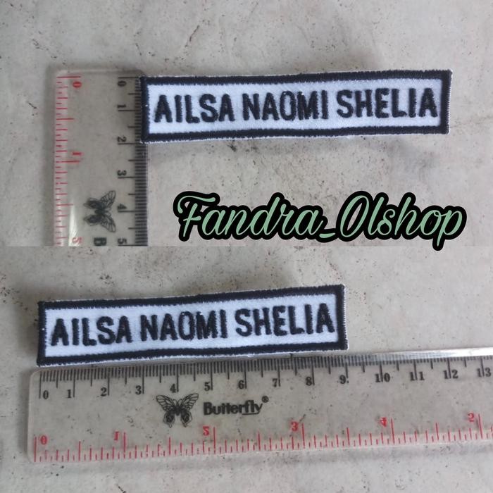 (Expert) Bordir Nama untuk Seragam Sekolah / Seragam Pramuka.