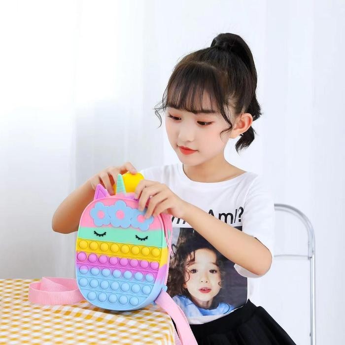 Ms.Eun TAS RANSEL POP IT UNICORN BESAR